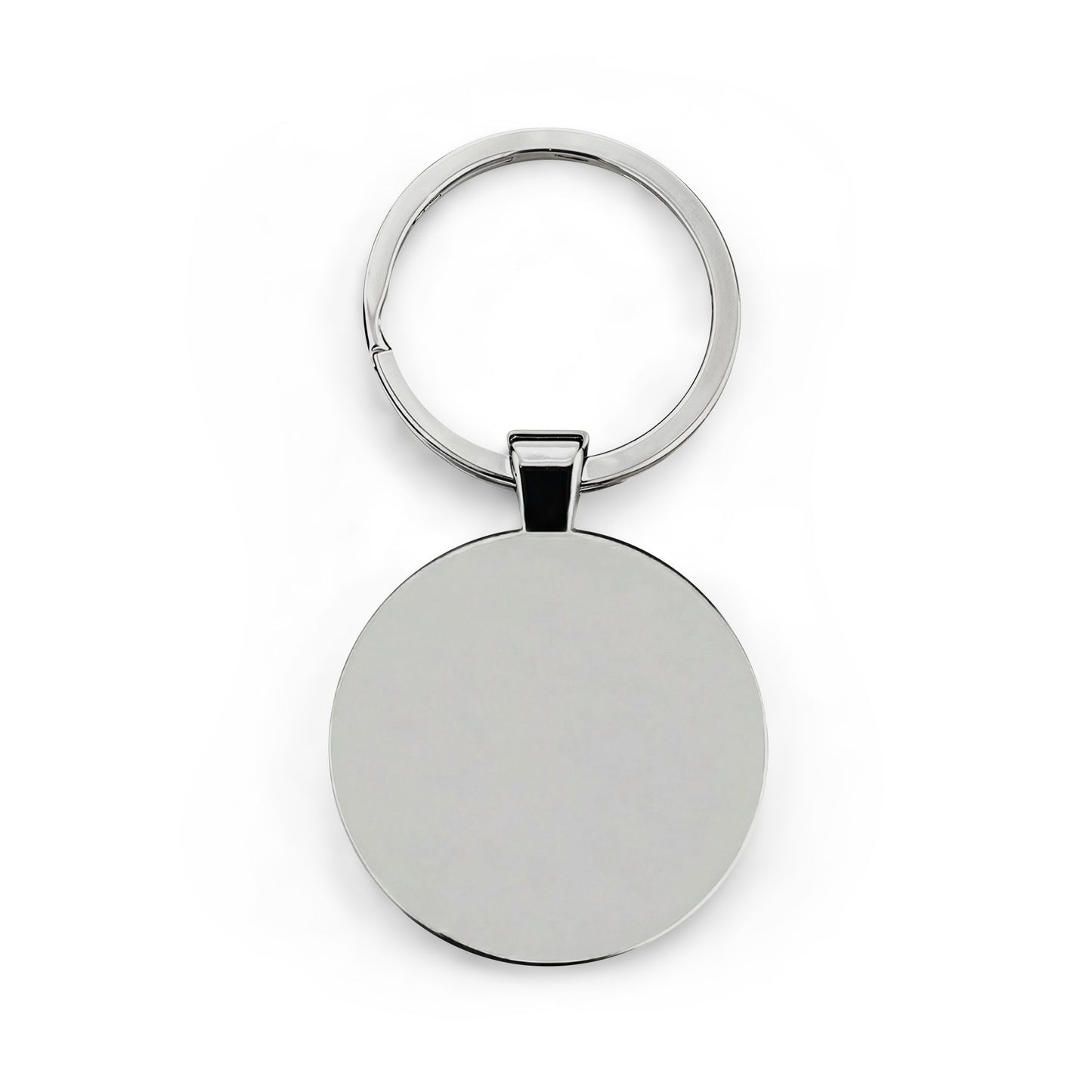 Round Stainless Steel Keychain - Pump Engines