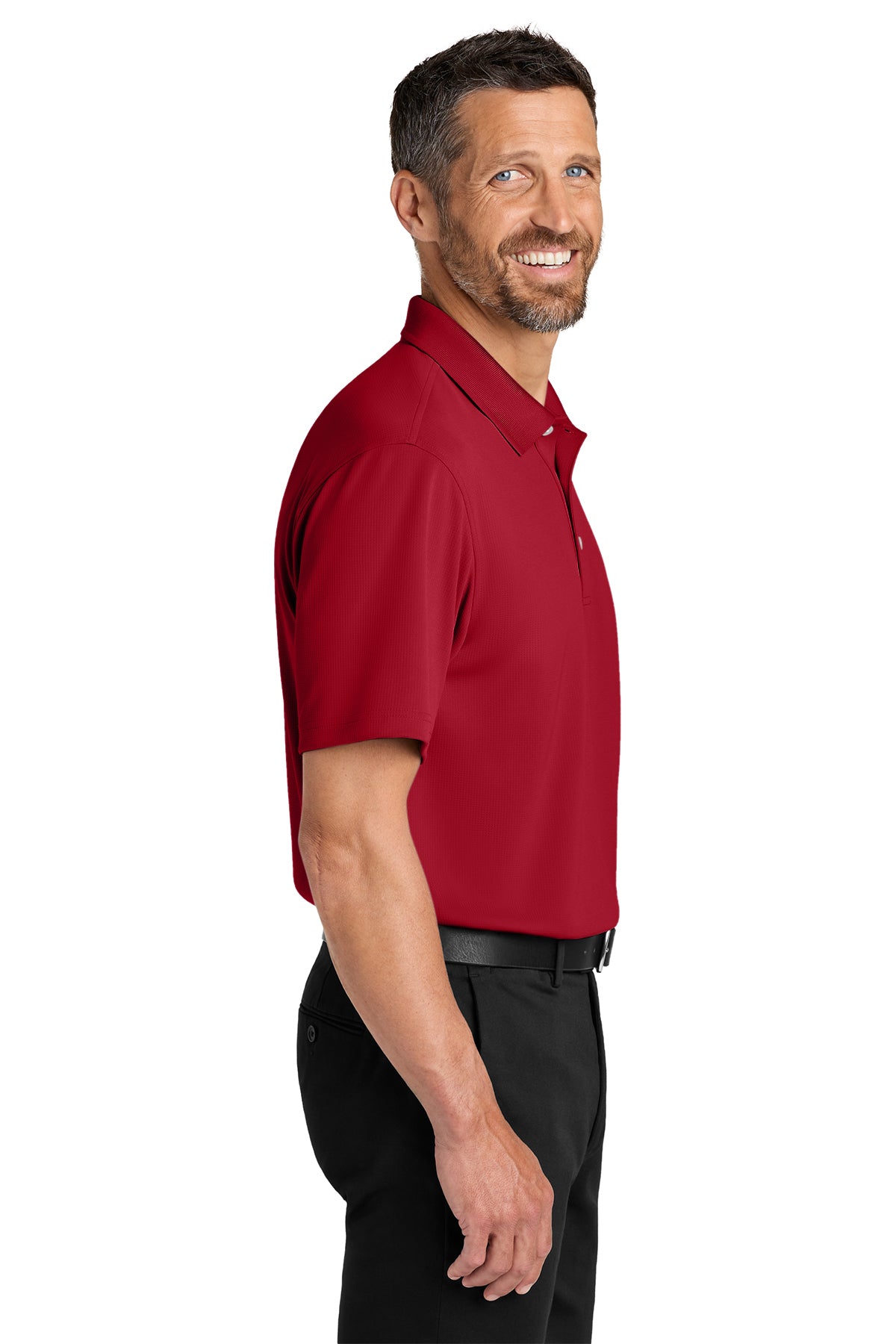 Men's® Dry Zone Stain-Release Grid Polo