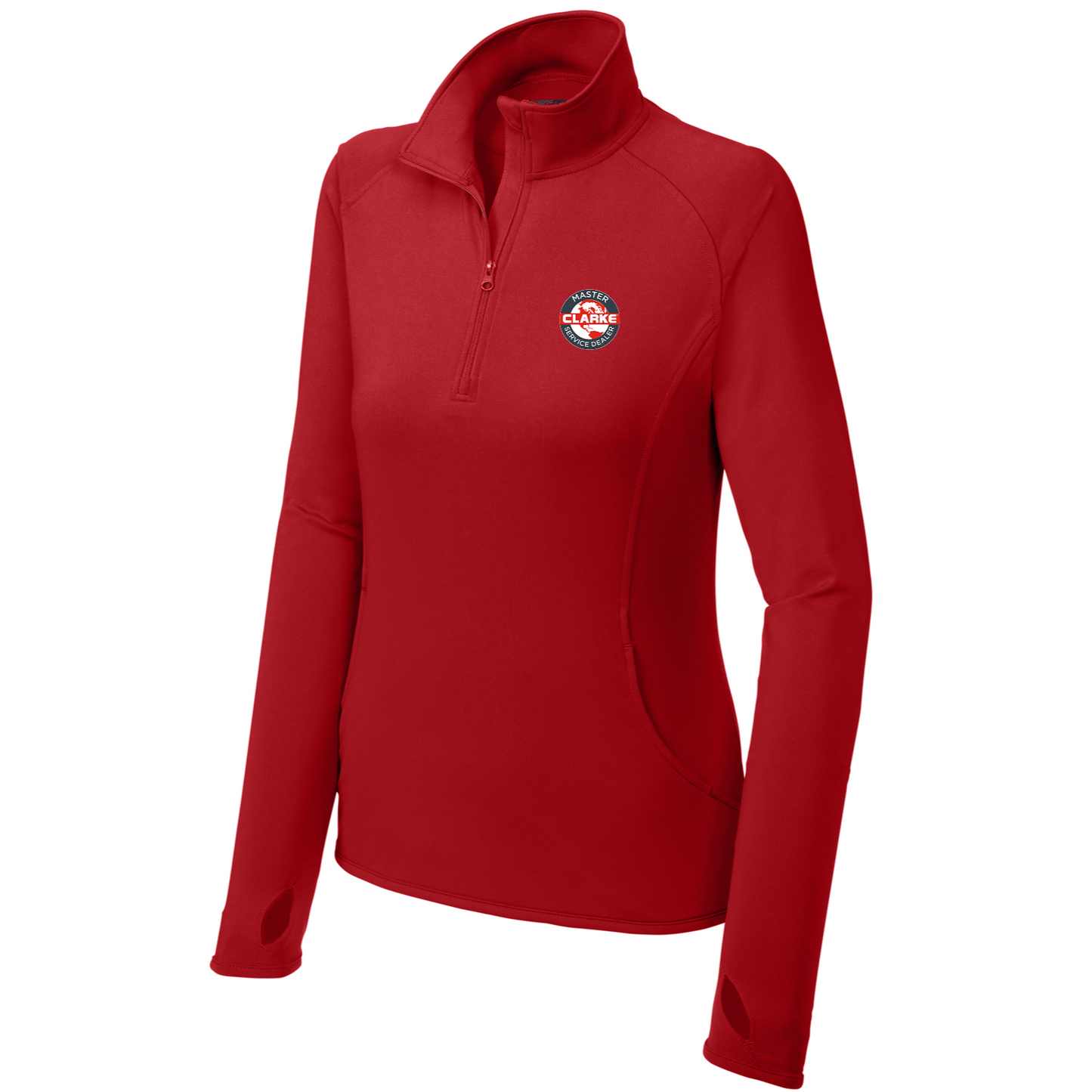 Sport-Tek® Women's Sport-Wick® Stretch 1/4-Zip Pullover - Pump Engines