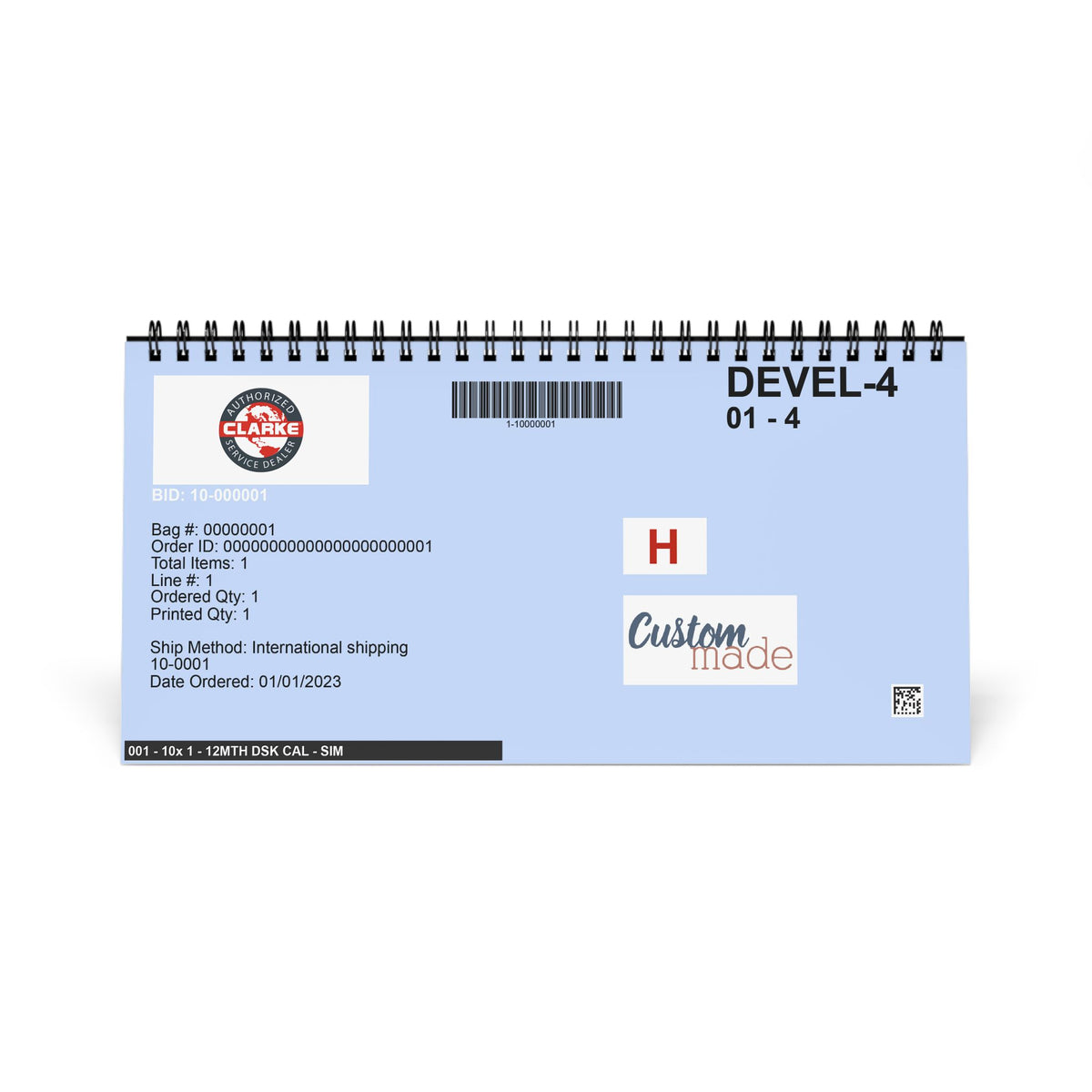 Desktop Calendar (2026 grid)