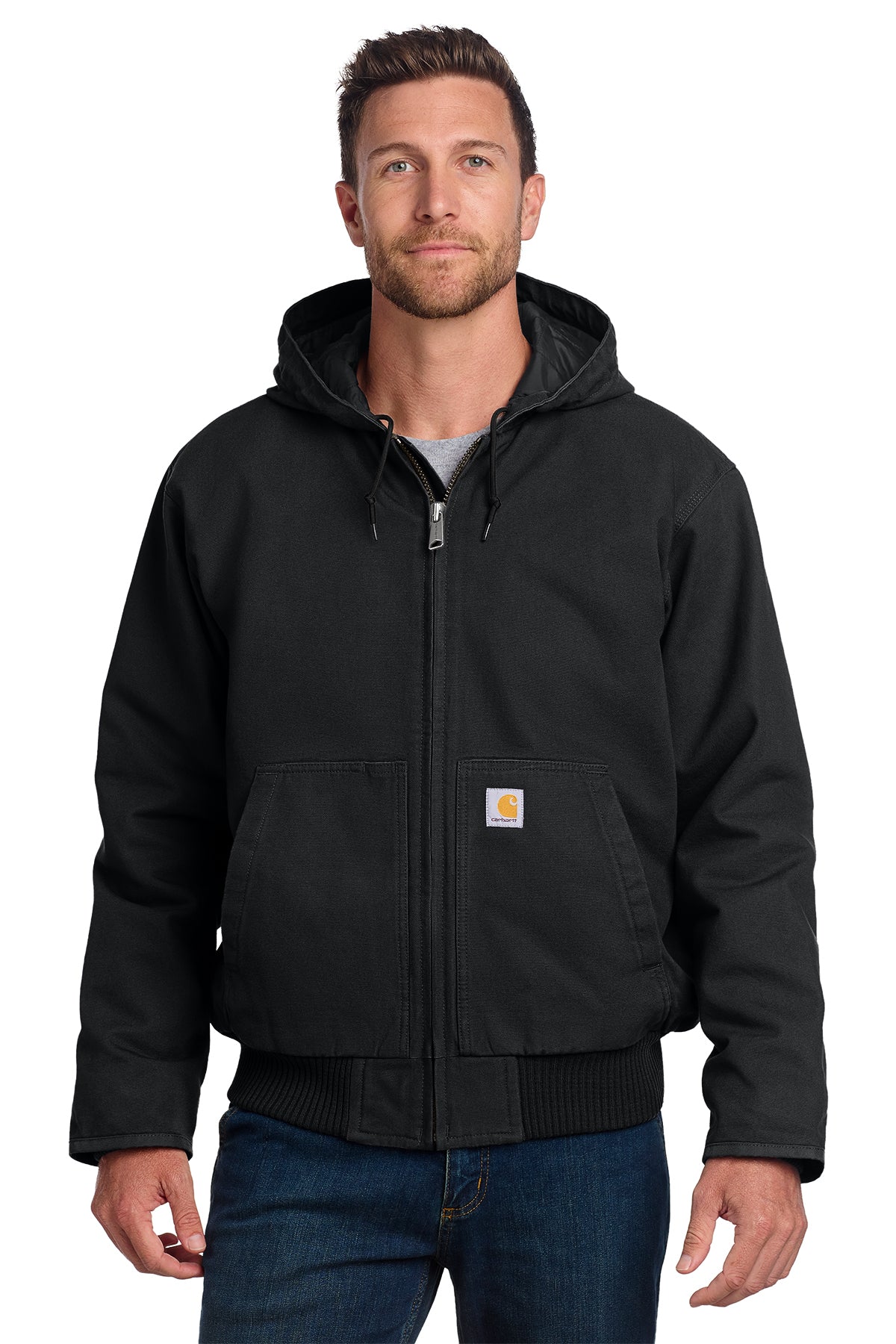 Men's Carhartt® Tall Washed Duck Active Jac - Pump Engines