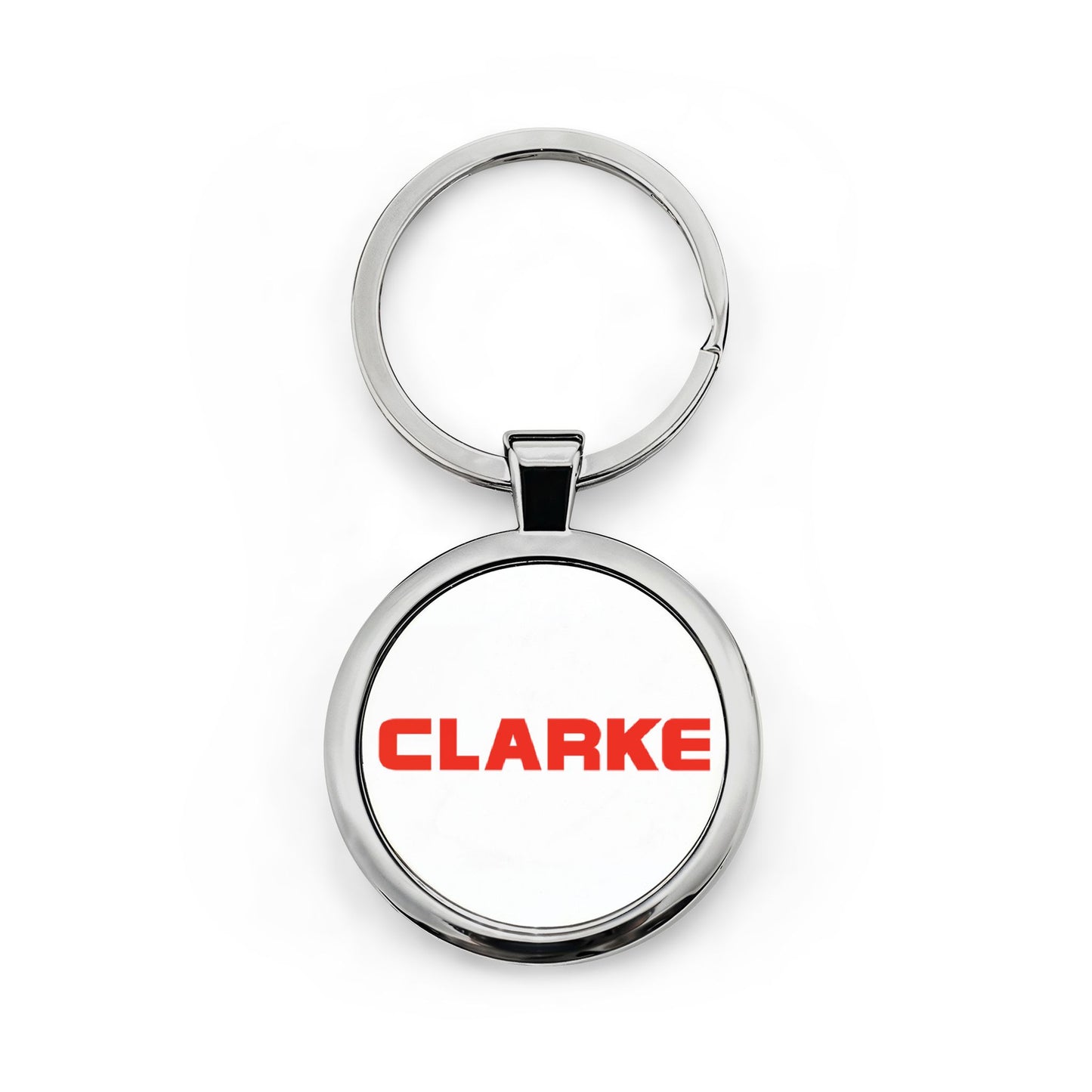 Round Stainless Steel Keychain