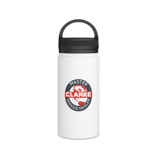 Stainless Steel Water Bottle, Handle Lid - Pump Engines