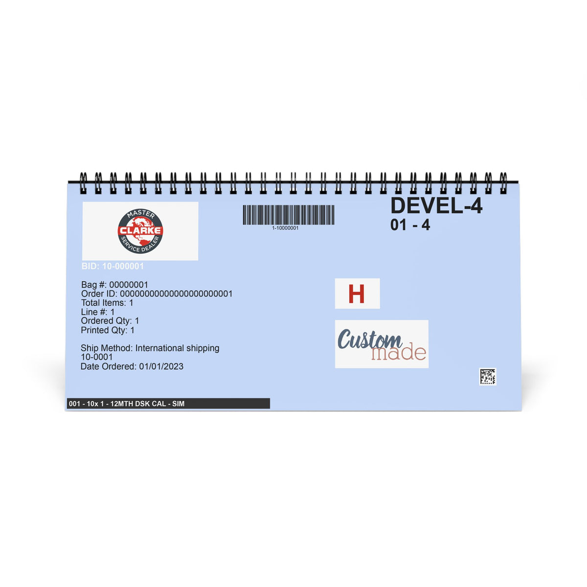 Desktop Calendar (2026 grid)