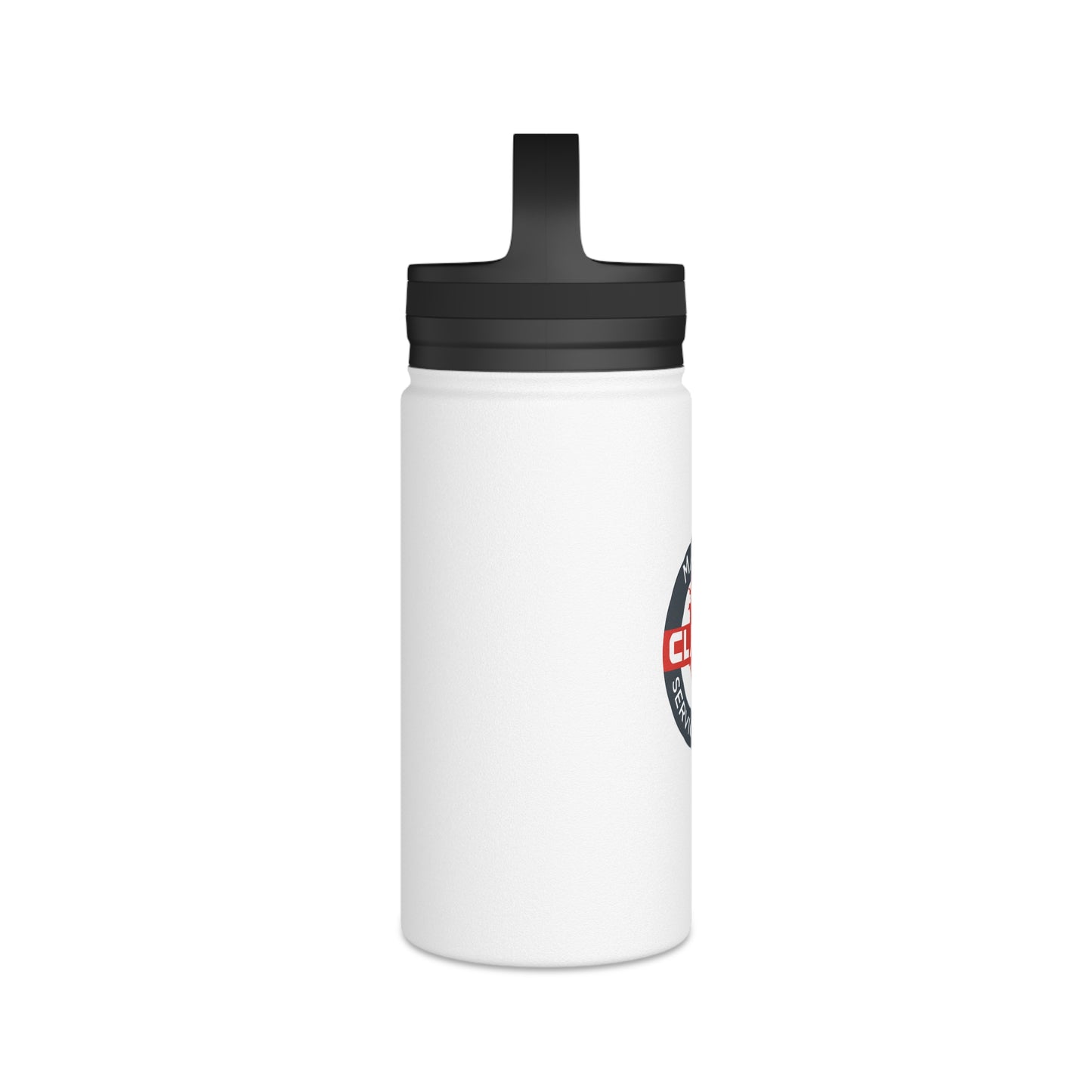 Stainless Steel Water Bottle, Handle Lid - Pump Engines