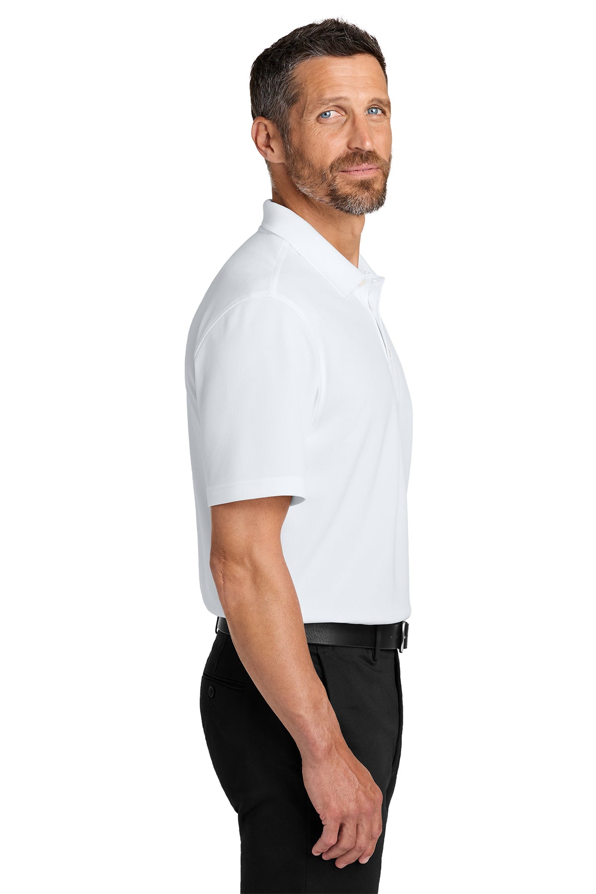 Men's Dry Zone Stain-Release Grid Polo