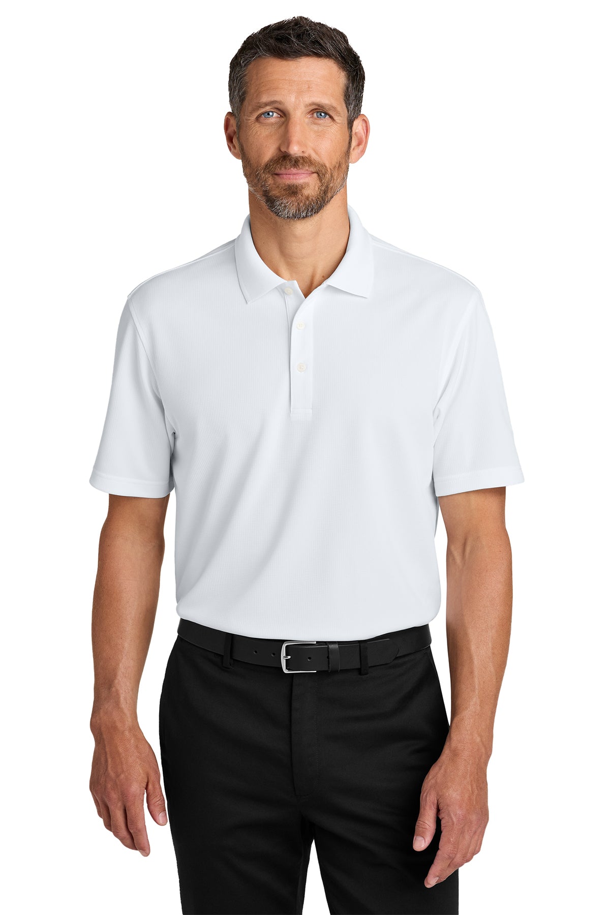 Men's Dry Zone Stain-Release Grid Polo