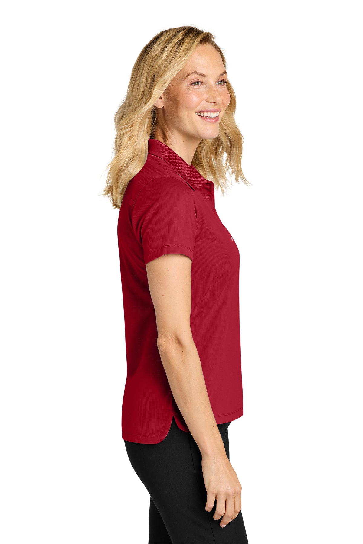 Women’s Dry Zone Stain-Release Grid Polo