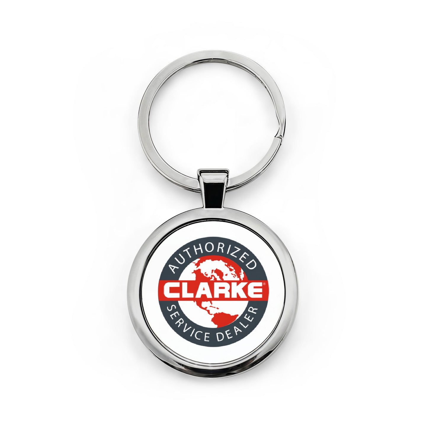 Round Stainless Steel Keychain