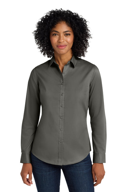 Port Authority® Women's SuperPro™ Twill Shirt - Pump Engines