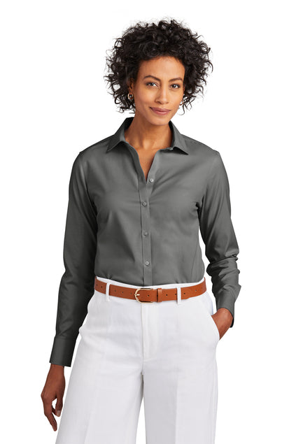 Women’s Brooks Brothers® Wrinkle-Free Stretch Pinpoint Shirt - Pump Engines