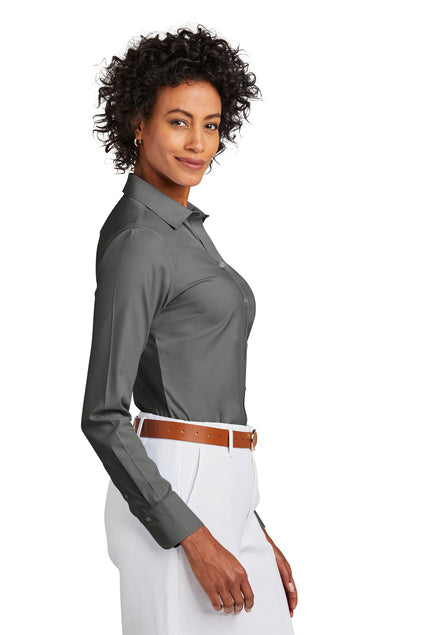 Women’s Brooks Brothers® Wrinkle-Free Stretch Pinpoint Shirt - Pump Engines