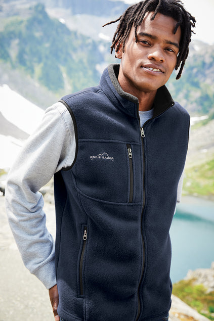 Men's Eddie Bauer® Fleece Vest - Pump Engines