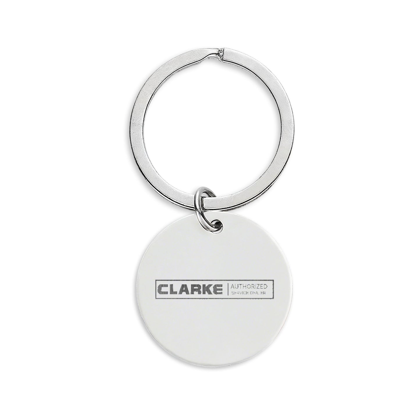 Stainless Steel Round Keychain (Engraving)