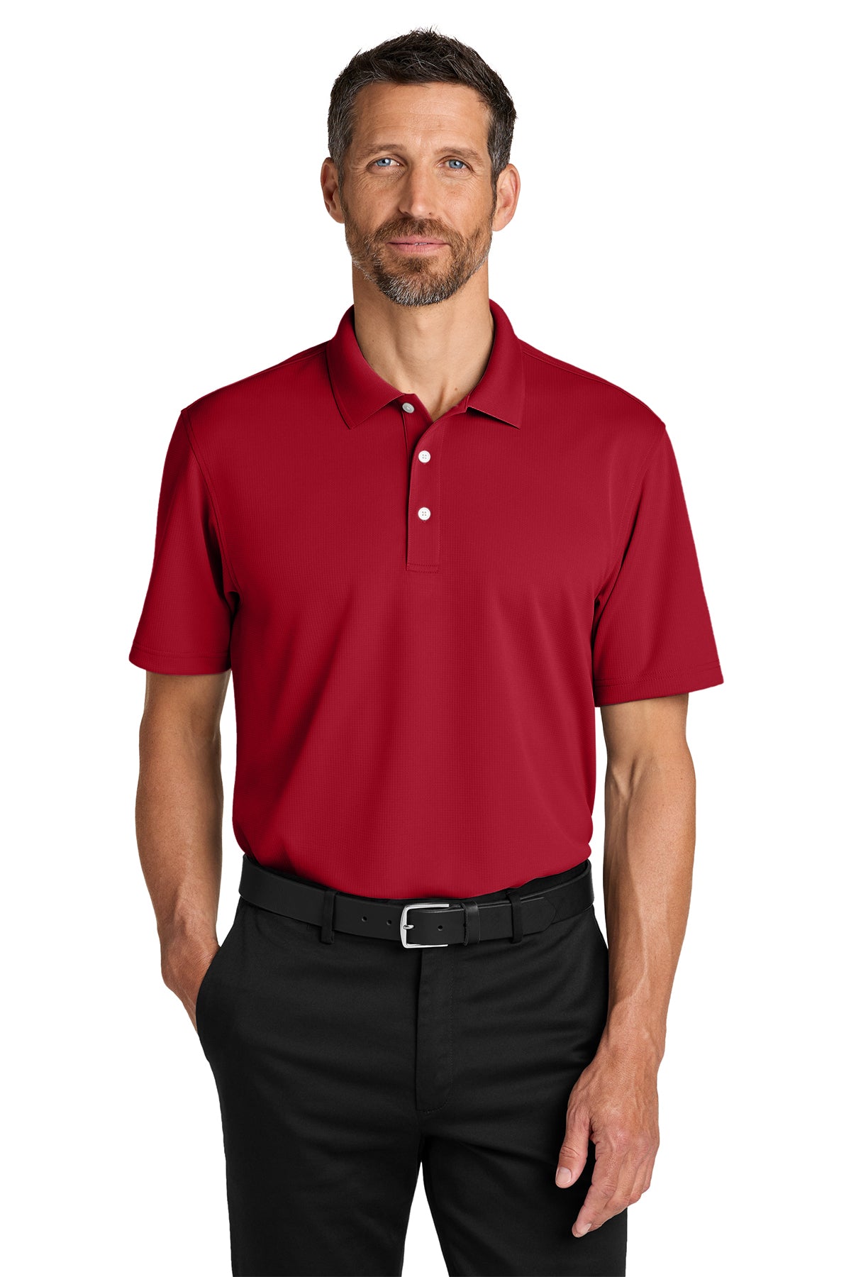 Men's® Dry Zone Stain-Release Grid Polo