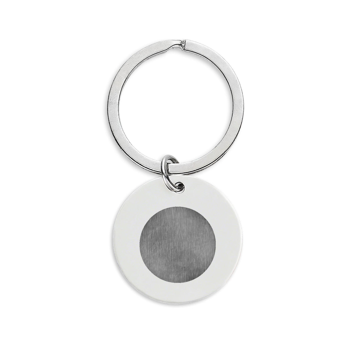 Stainless Steel Round Keychain (Engraving)