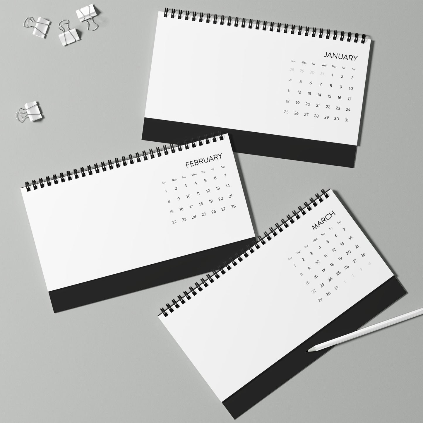 Desktop Calendar (2026 grid) - Pump Engines
