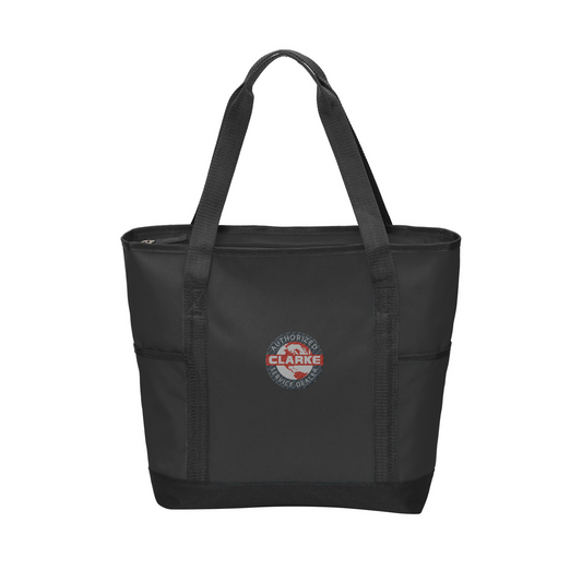 Port Authority On-The-Go Tote - Authorized Service Dealer — Black/ Black