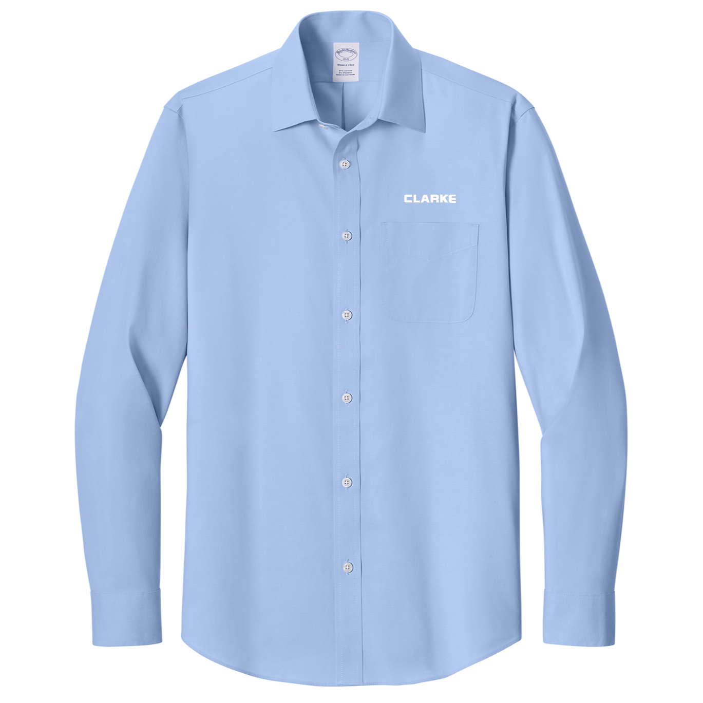 Men's Brooks Brothers® Wrinkle-Free Stretch Pinpoint Spread Collar Shirt