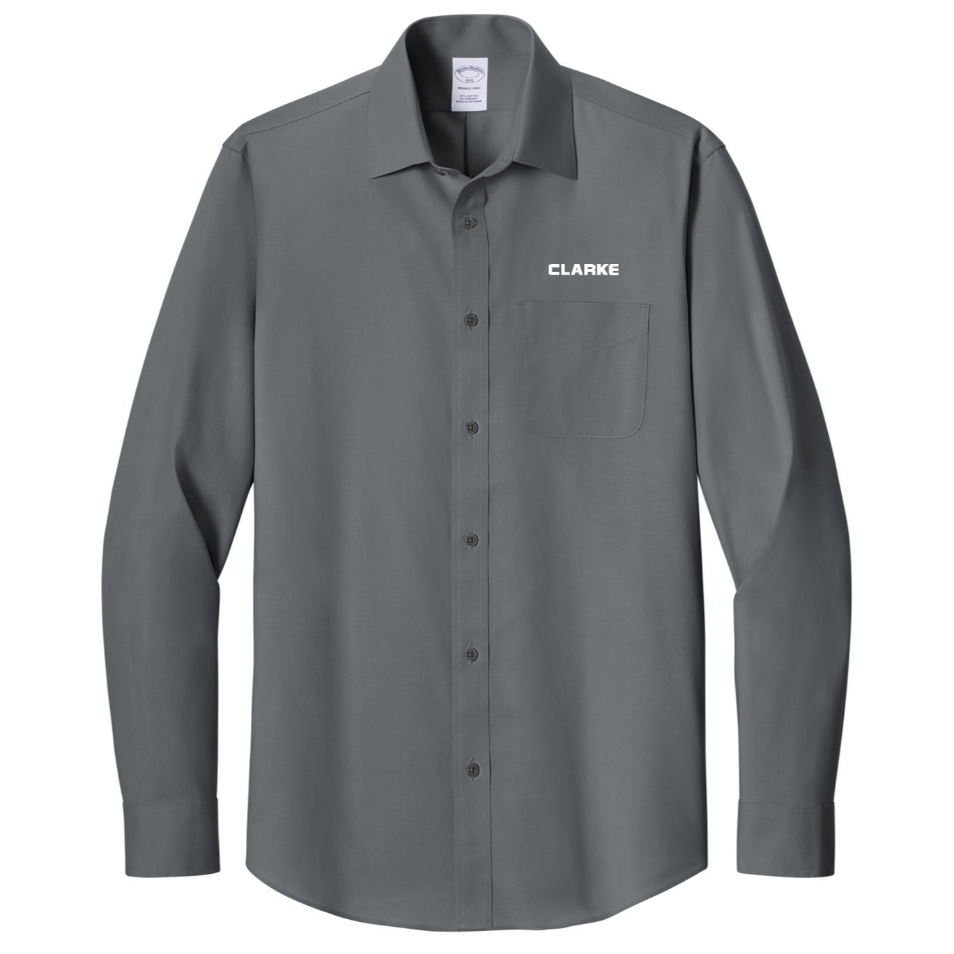Men's Brooks Brothers® Wrinkle-Free Stretch Pinpoint Spread Collar Shirt