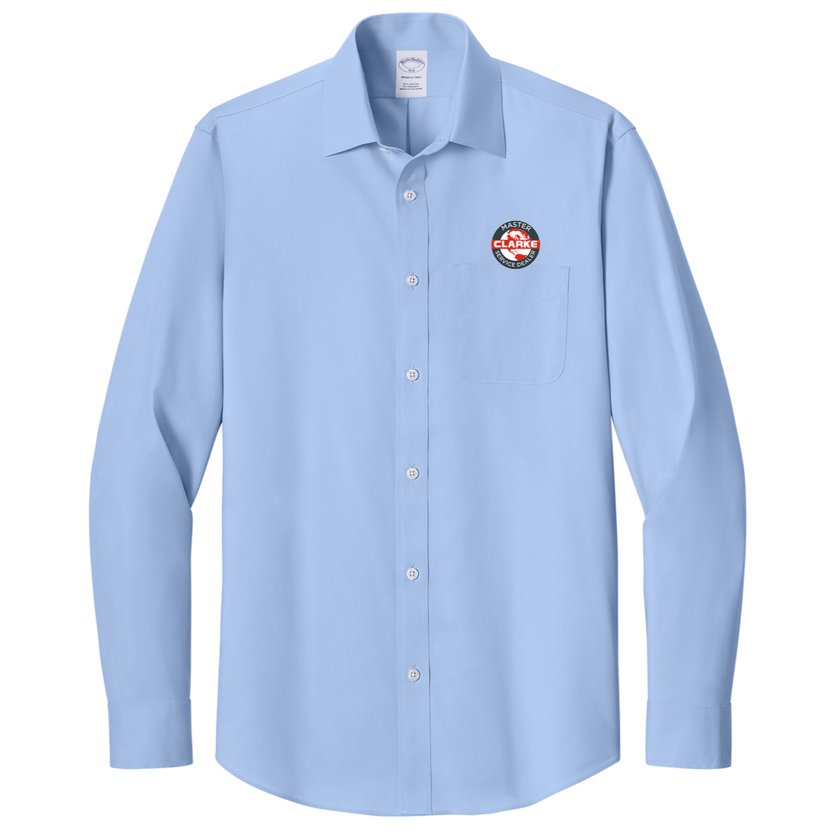 Men's Brooks Brothers® Wrinkle-Free Stretch Pinpoint Spread Collar Shirt