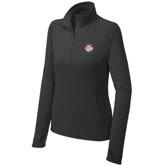 Sport-Tek® Women's Sport-Wick® Stretch 1/4-Zip Pullover - Pump Engines