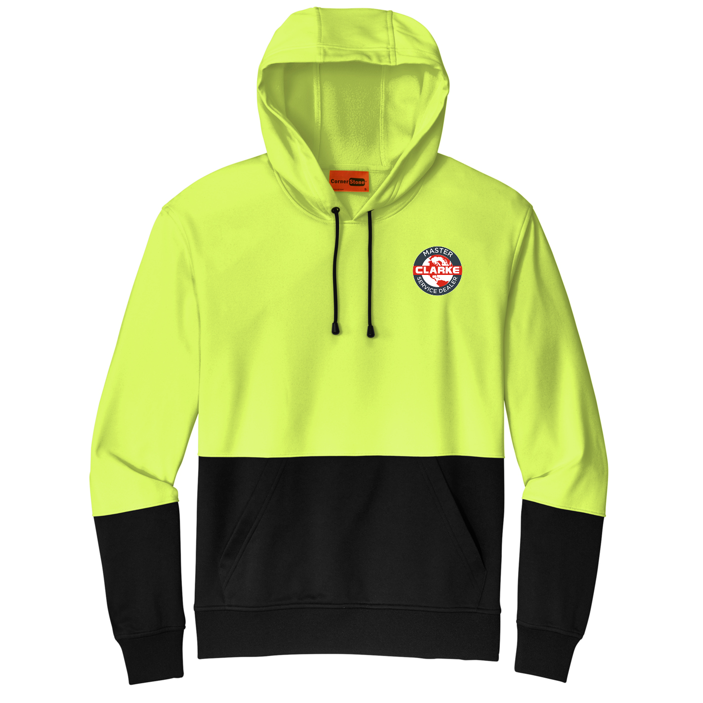 Men's CornerStone® Enhanced Visibility Fleece Pullover Hoodie