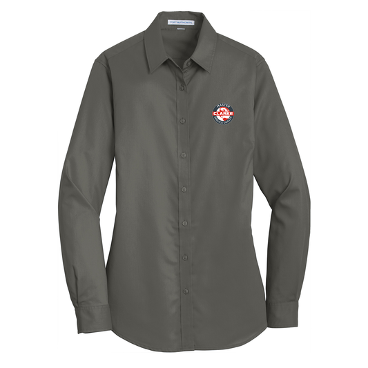 Port Authority® Women's SuperPro™ Twill Shirt - Pump Engines