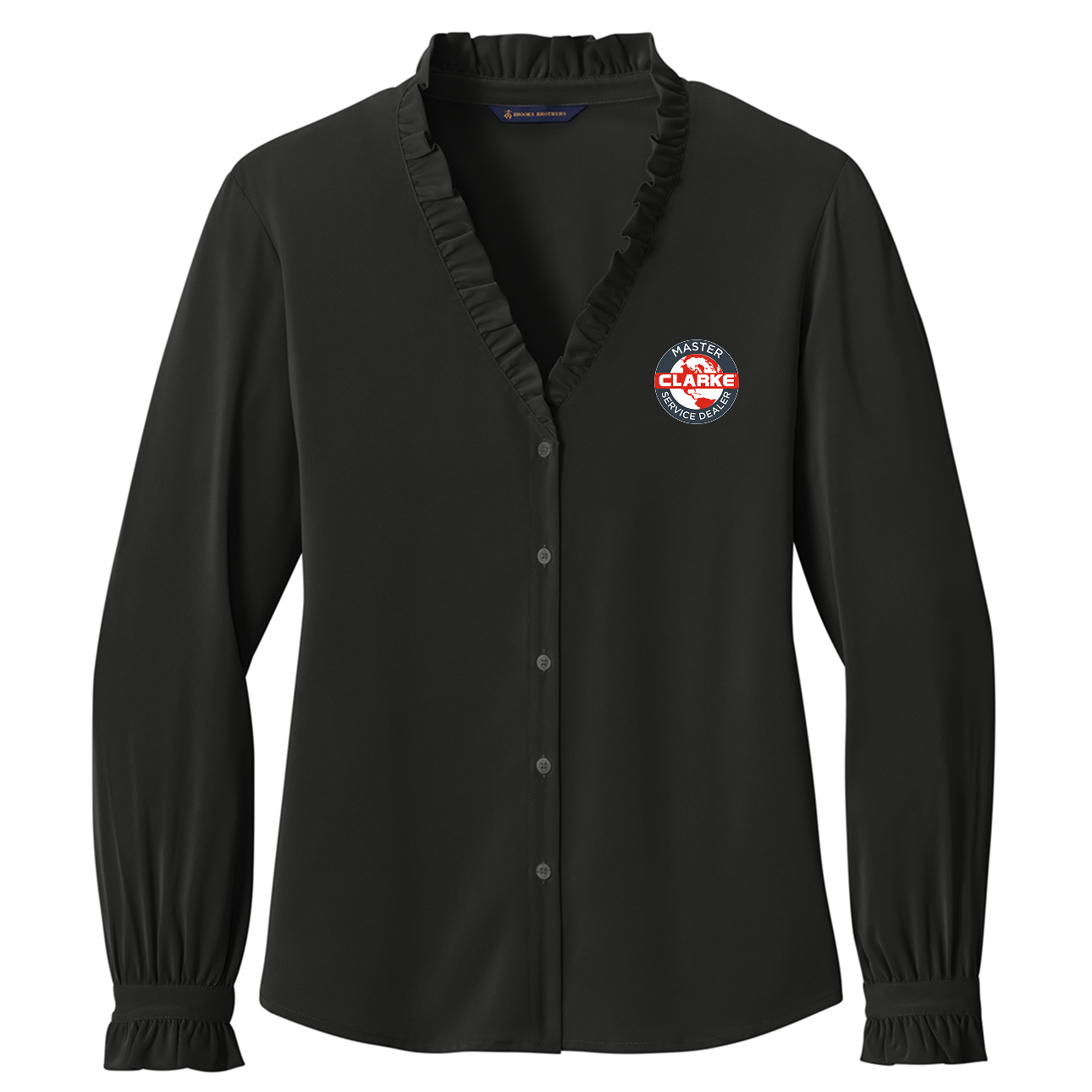 Women’s Brooks Brothers® Long Sleeve Ruffle Collar Blouse