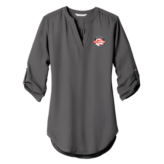 Port Authority® Women's 3/4-Sleeve Tunic Blouse - Pump Engines