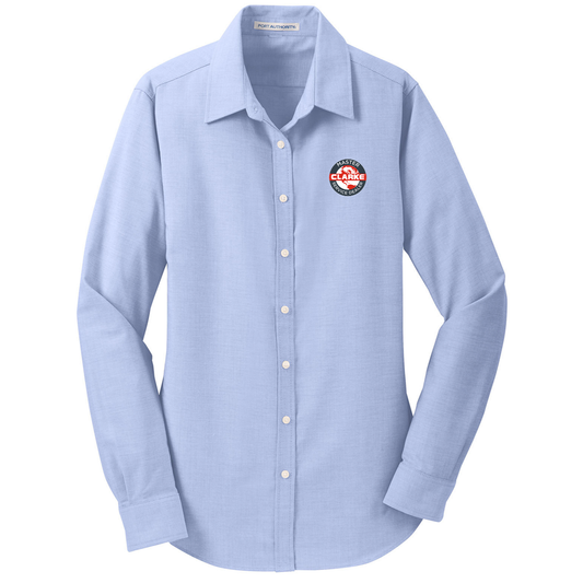 Port Authority® Women's SuperPro™ Oxford Shirt - Pump Engines