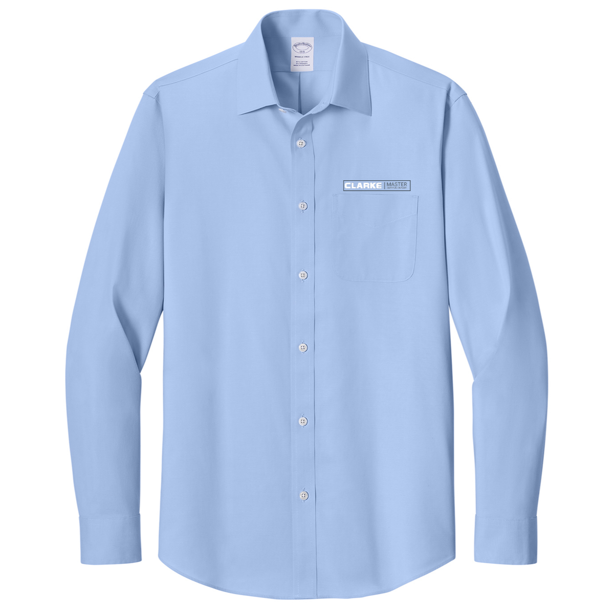 Men's Brooks Brothers® Wrinkle-Free Stretch Pinpoint Spread Collar Shirt