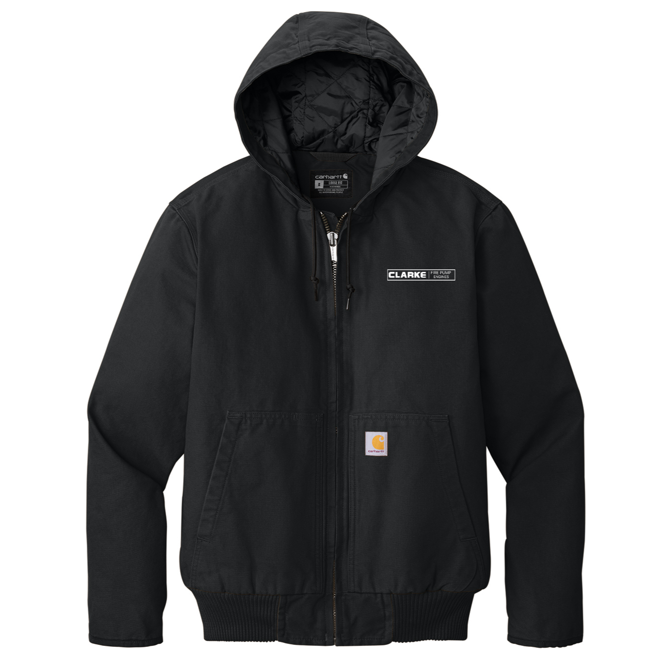 Men's Carhartt® Washed Duck Active Jac - Pump Engines