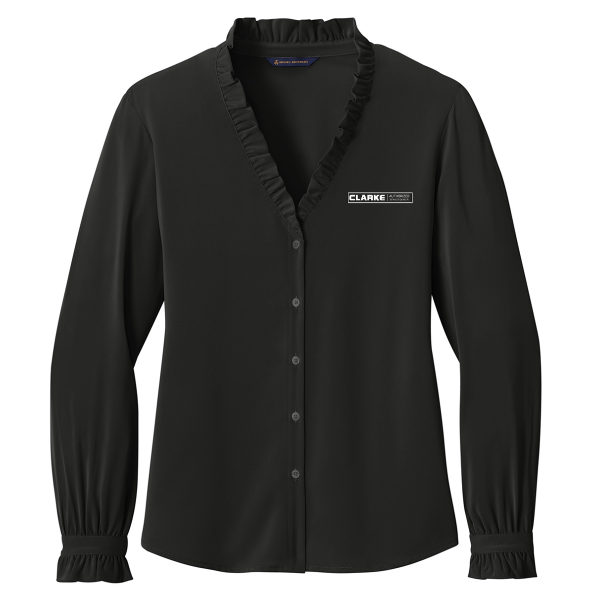 Women’s Brooks Brothers® Long Sleeve Ruffle Collar Blouse