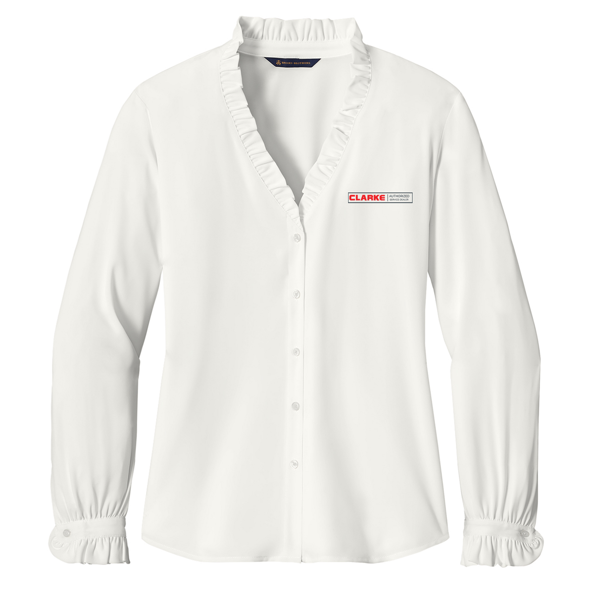 Women’s Brooks Brothers® Long Sleeve Ruffle Collar Blouse