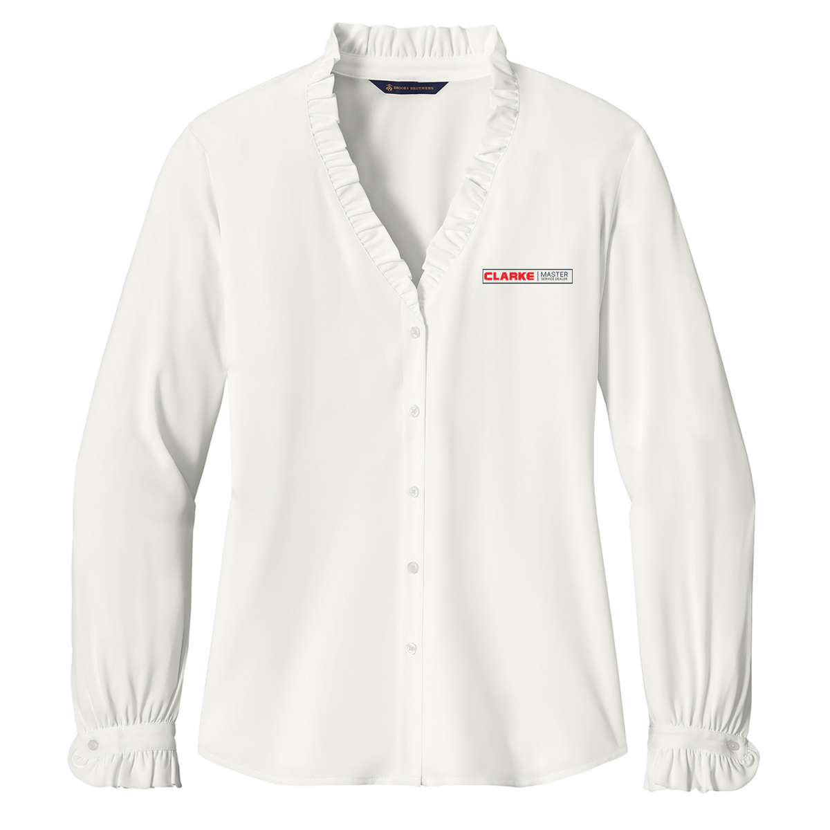 Women’s Brooks Brothers® Long Sleeve Ruffle Collar Blouse