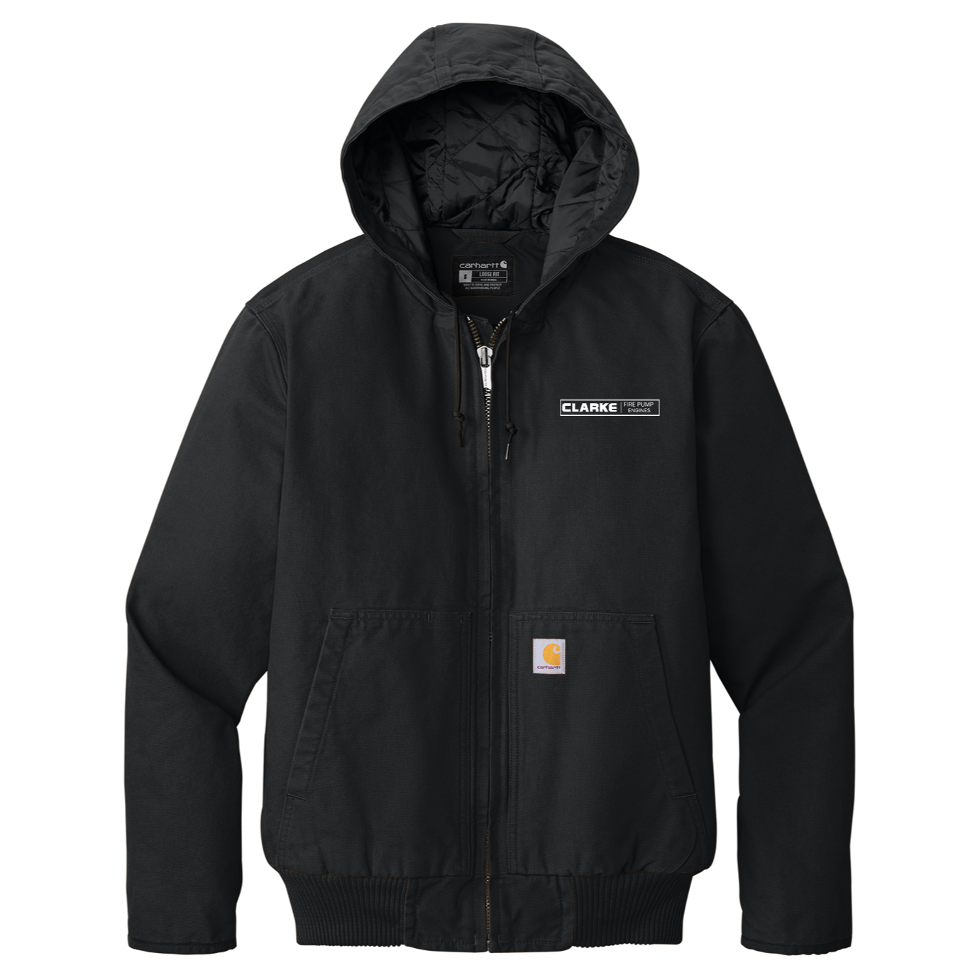 Men's Carhartt® Tall Washed Duck Active Jac - Pump Engines