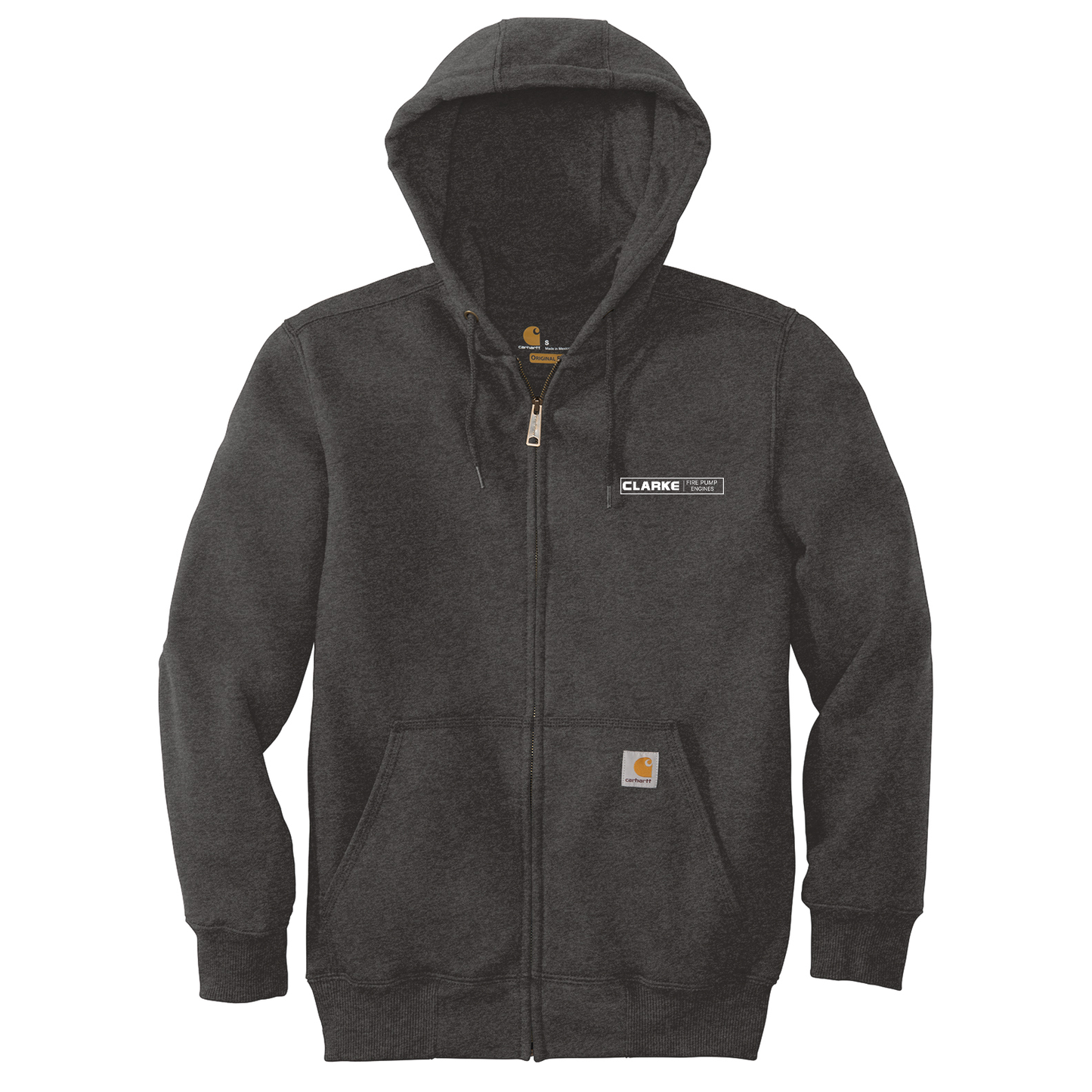 Men's Carhartt ® Rain Defender ® Paxton Heavyweight Hooded Zip-Front Sweatshirt - Pump Engines