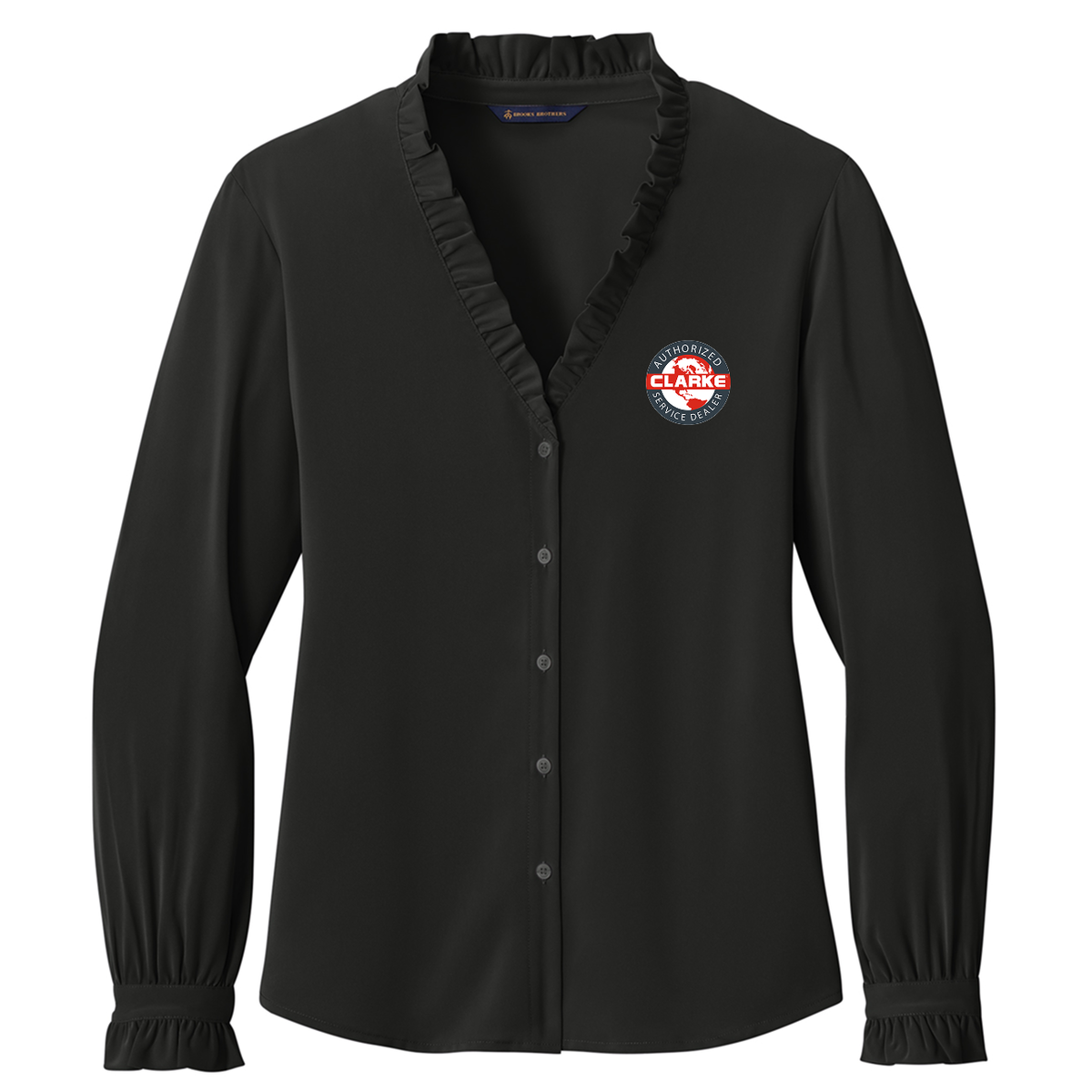 Women’s Brooks Brothers® Long Sleeve Ruffle Collar Blouse