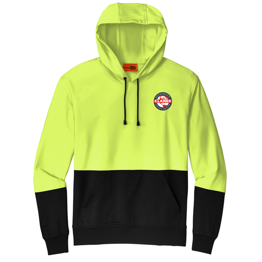 Men's CornerStone® Enhanced Visibility Fleece Pullover Hoodie