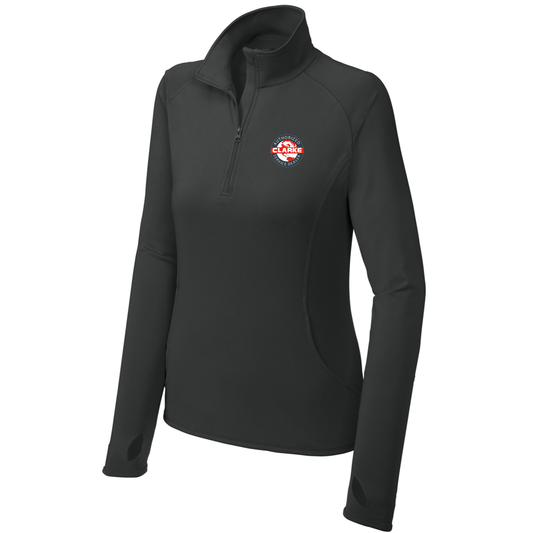 Women's Sport-Tek® Sport-Wick® Stretch 1/4-Zip Pullover