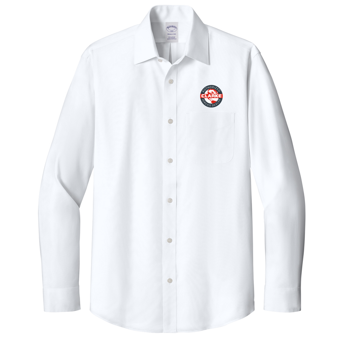 Men's Brooks Brothers® Wrinkle-Free Stretch Pinpoint Spread Collar Shirt