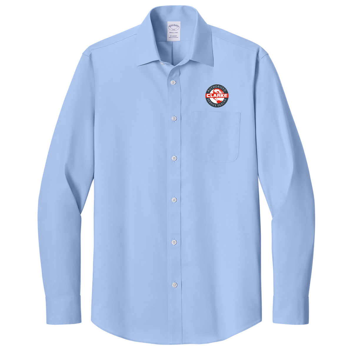 Men's Brooks Brothers® Wrinkle-Free Stretch Pinpoint Spread Collar Shirt